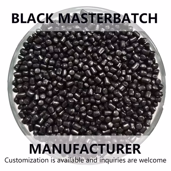 Matéria-prima plástica de resina de PVC, matéria-prima plástica de dispersão alta Masterbatch preto